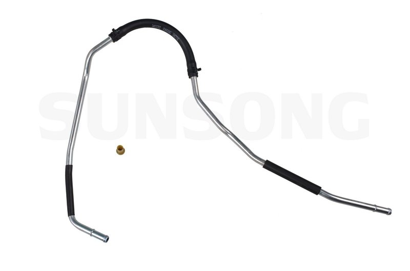 Sunsong 3403702 Power Steering Return Line Hose Assembly - From Gear or Intermediate Pipe