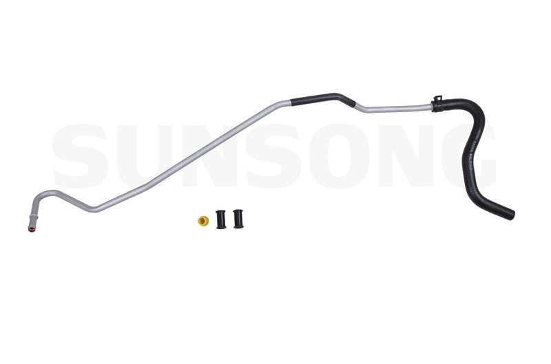 Sunsong 3403714 Power Steering Return Line Hose Assembly - Intermediate Pipe