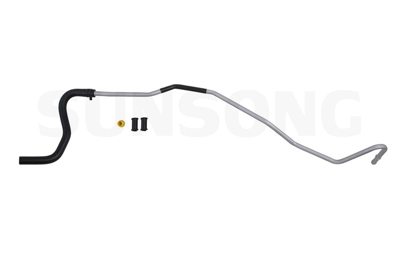 Sunsong 3403715 Power Steering Return Line Hose Assembly - Intermediate Pipe