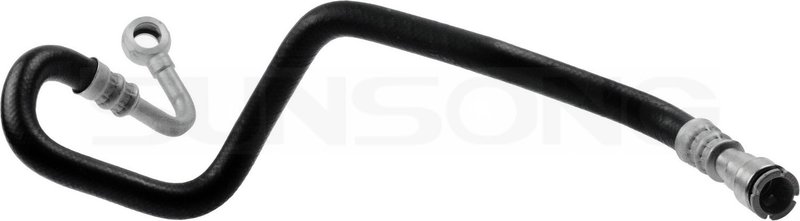 Sunsong 3403752 Power Steering Return Line Hose Assembly - Gear To Cooler