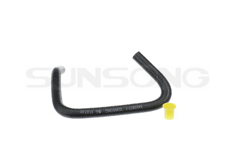 Sunsong 3403837 Power Steering Return Line Hose Assembly - From Gear