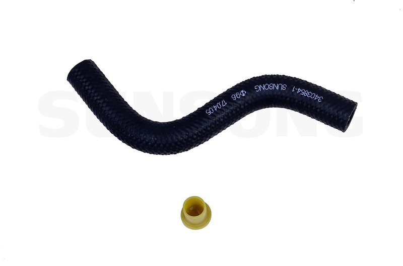 Sunsong 3403854 Power Steering Return Line Hose Assembly - Pipe To Pipe