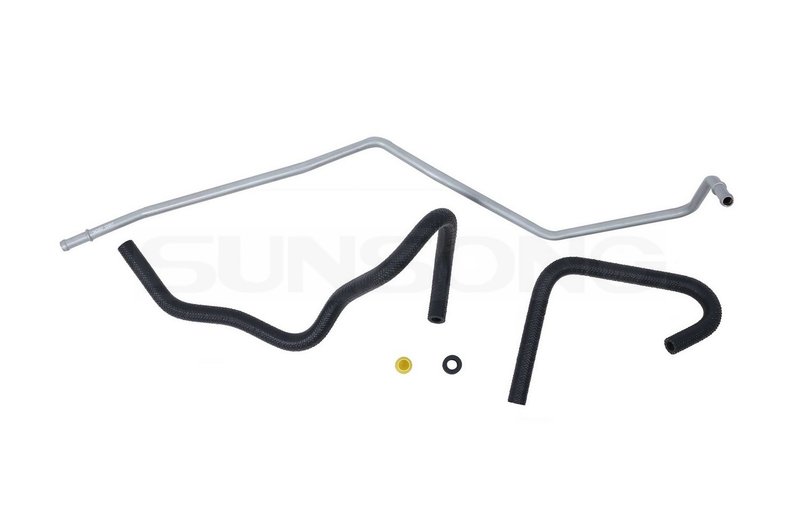 Sunsong 3403857 Power Steering Return Line Hose Assembly - From Gear