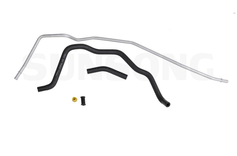 Sunsong 3403872 Power Steering Return Line Hose Assembly - From Gear
