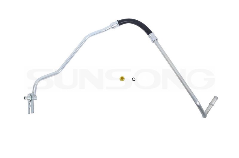 Sunsong 3403920 Power Steering Return Line Hose Assembly - From Gear
