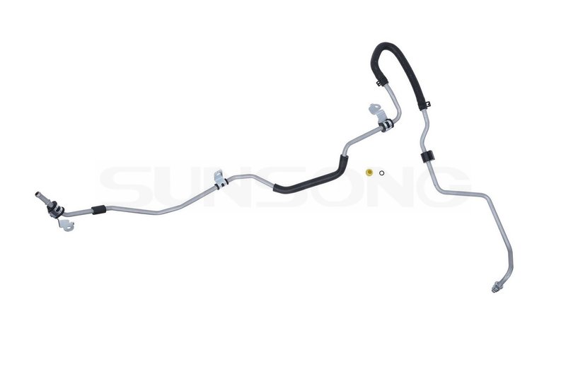 Sunsong 3403984 Power Steering Return Line Hose Assembly - From Gear or Gear To Cooler