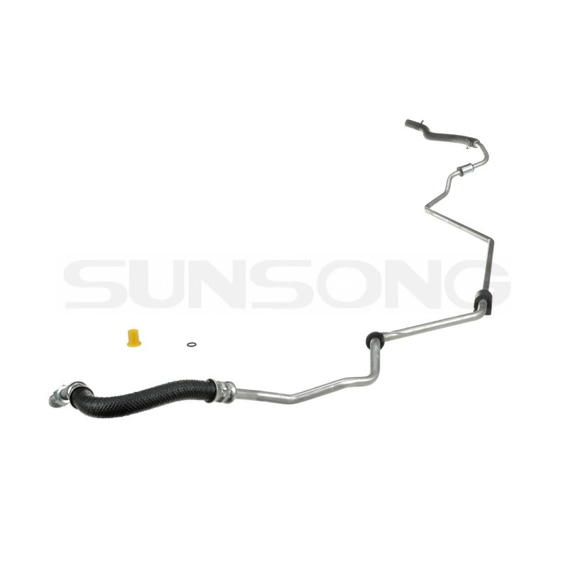 Sunsong 3403997 Power Steering Return Line Hose Assembly - Gear To Pipe