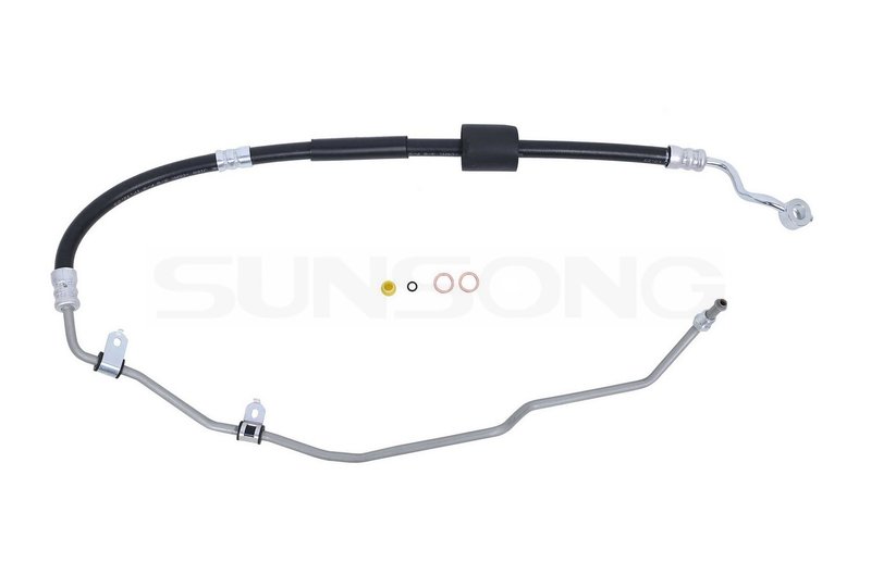Sunsong 3404047 Power Steering Pressure Line Hose Assembly - To Gear