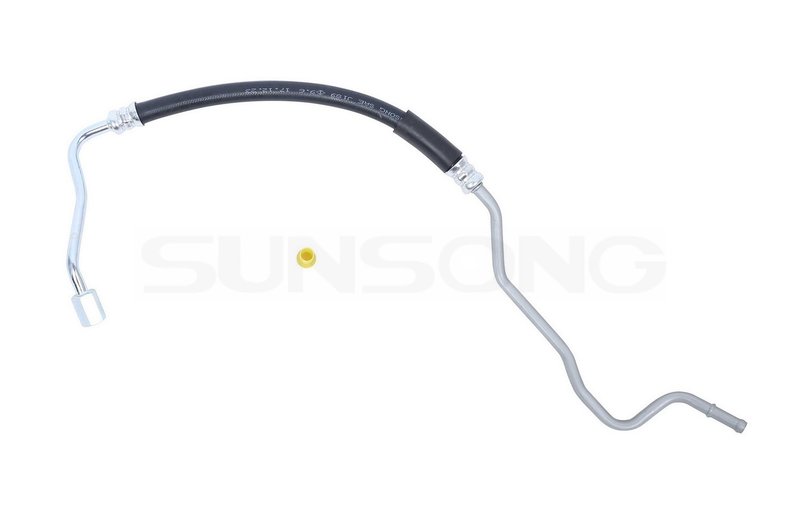 Sunsong 3404073 Power Steering Return Line Hose Assembly - Intermediate Pipe