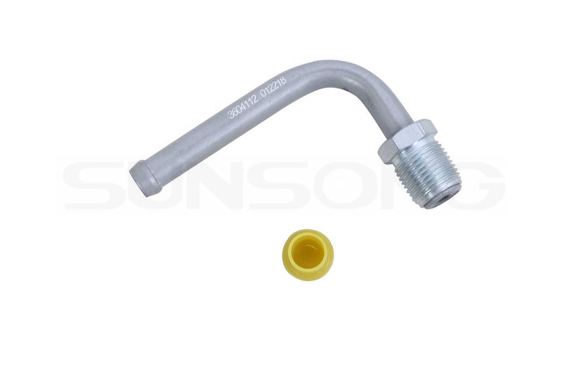Sunsong 3404112 Power Steering Return Line End Fitting - From Gear
