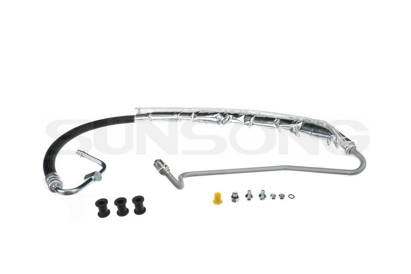 Sunsong 3404141 Power Steering Pressure Line Hose Assembly - To Rack