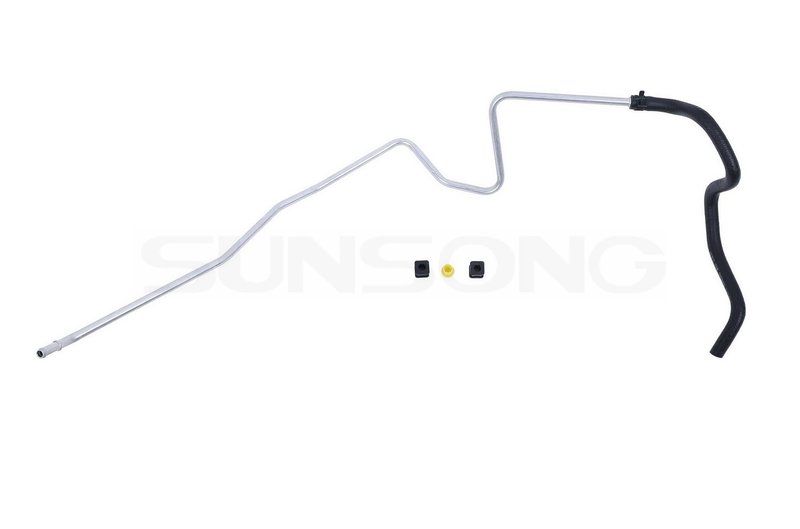 Sunsong 3404142 Power Steering Return Line Hose Assembly - Pipe To Cooler