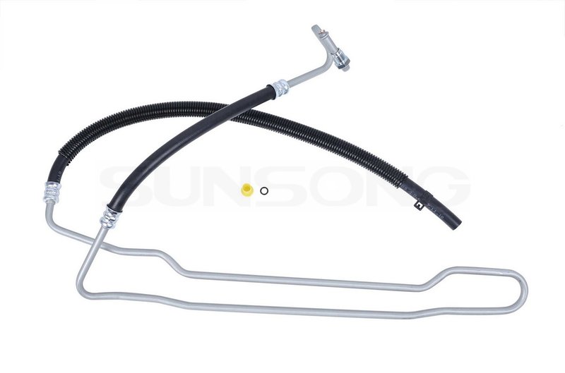 Sunsong 3404158 Power Steering Return Line Hose Assembly - Cooler Tube