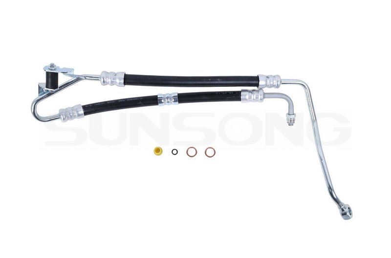 Sunsong 3404187 Power Steering Pressure Line Hose Assembly