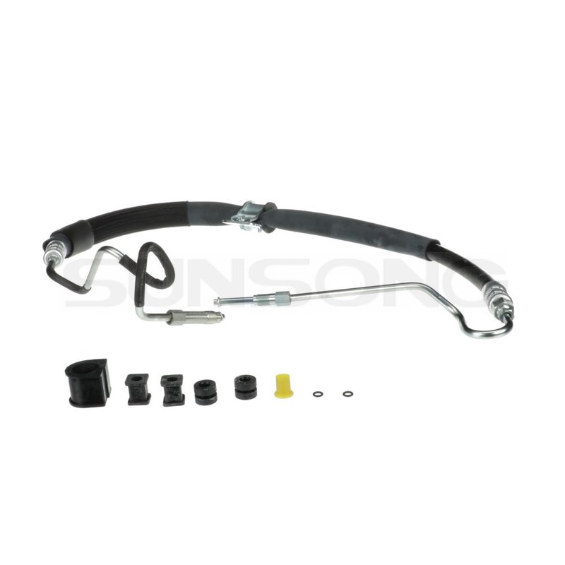 Sunsong 3404191 Power Steering Pressure Line Hose Assembly - From Pump