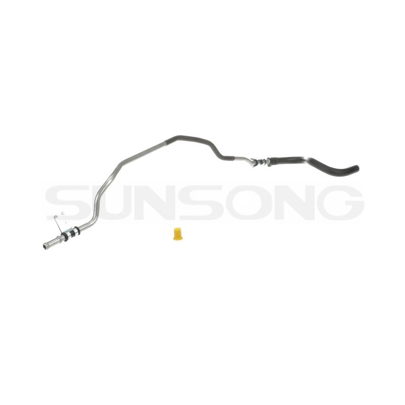 Sunsong 3404234 Power Steering Return Line Hose Assembly - Intermediate Pipe