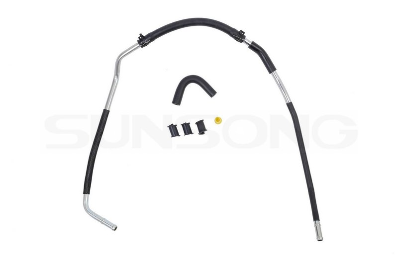 Sunsong 3404266 Power Steering Return Line Hose Assembly - From Gear