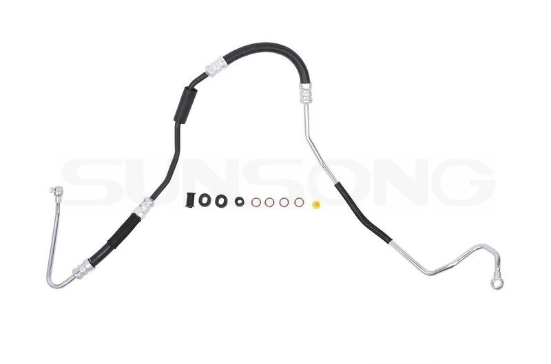 Sunsong 3404267 Power Steering Pressure Line Hose Assembly - Pump To Gear