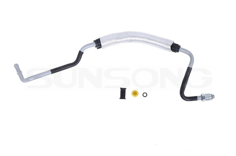Sunsong 3404299 Power Steering Return Line Hose Assembly - Gear To Pipe