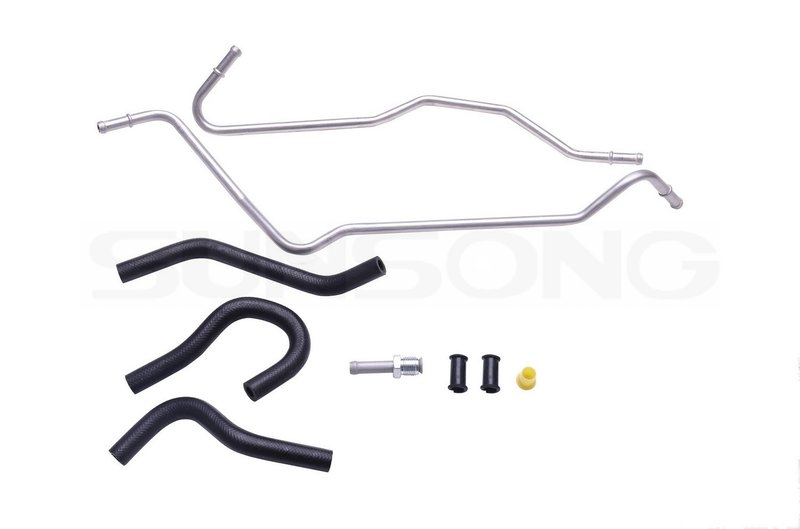 Sunsong 3404327 Power Steering Return Line Hose Assembly - Pipe To Reservoir