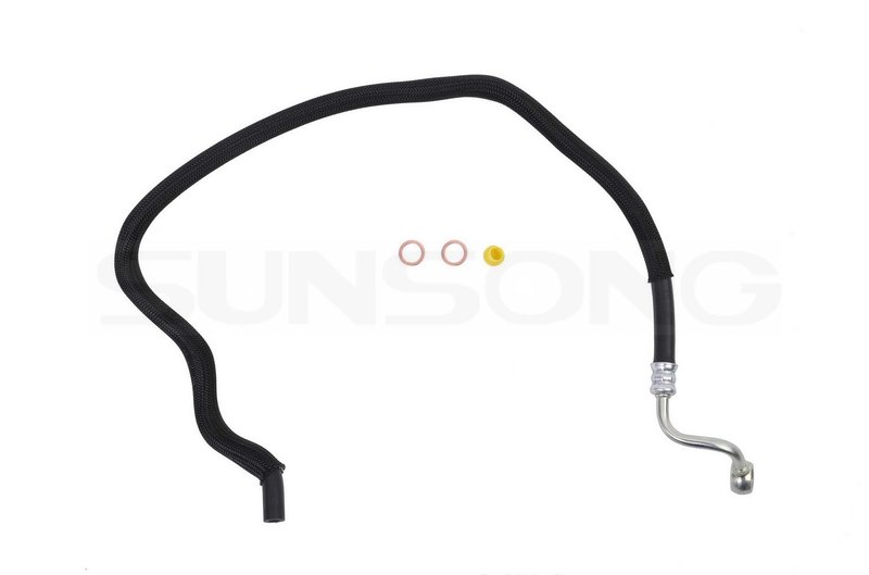 Sunsong 3404357 Power Steering Return Line Hose Assembly - Gear To Cooler