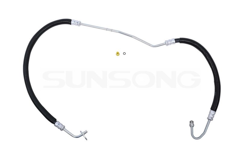 Sunsong 3404368 Power Steering Pressure Line Hose Assembly - Pump To Hydroboost