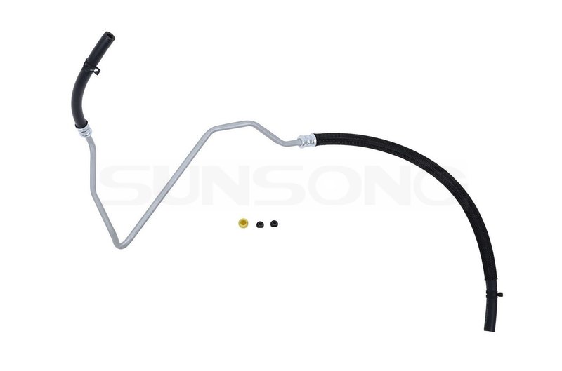 Sunsong 3404371 Power Steering Return Line Hose Assembly - Cooler To Reservoir