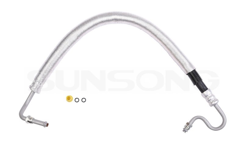 Sunsong 3404409 Power Steering Pressure Line Hose Assembly - Intermediate Hose