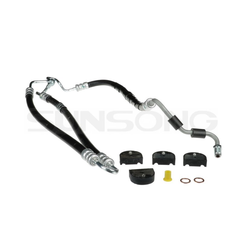 Sunsong 3404416 Power Steering Pressure Line Hose Assembly - From Pump (Lower)