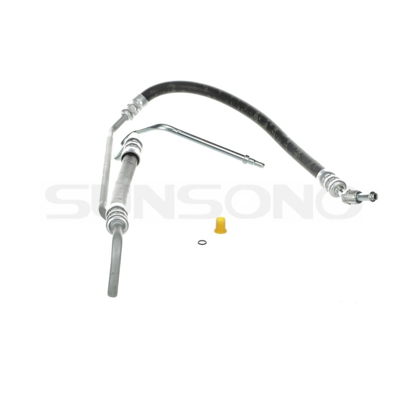 Sunsong 3404420 Power Steering Pressure Line Hose Assembly - To Gear From Hydraulic Fan Motor