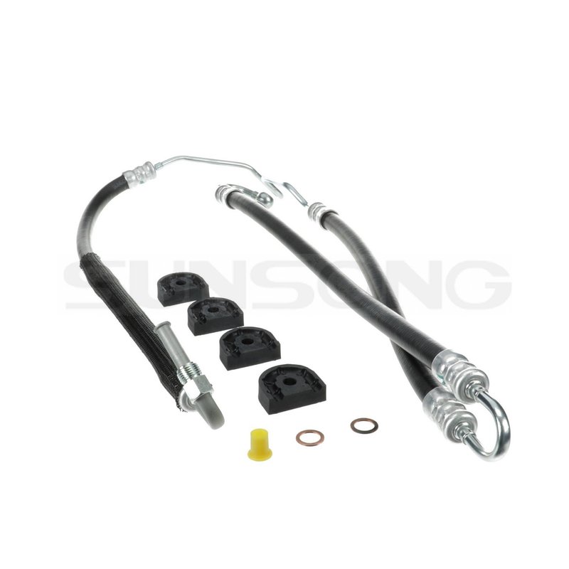 Sunsong 3404421 Power Steering Pressure Line Hose Assembly - From Pump (Upper)