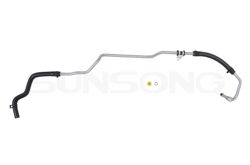 Sunsong 3404426 Power Steering Return Line Hose Assembly - Gear To Pipe