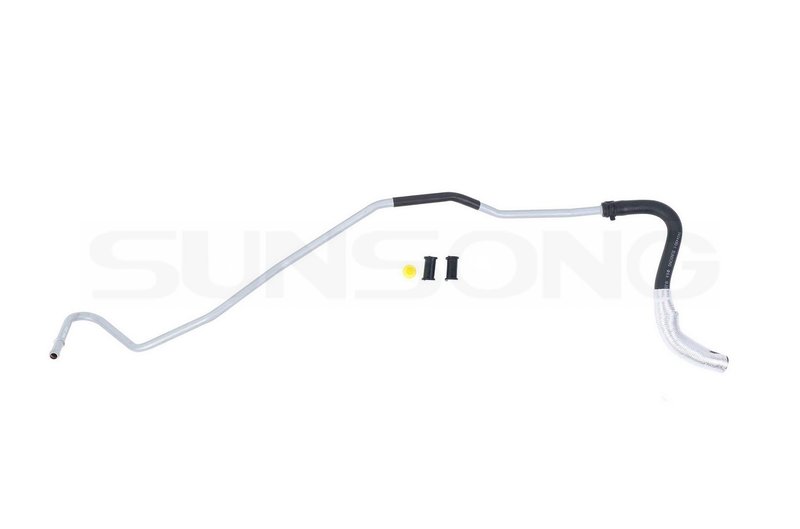 Sunsong 3404476 Power Steering Return Line Hose Assembly - Intermediate Pipe