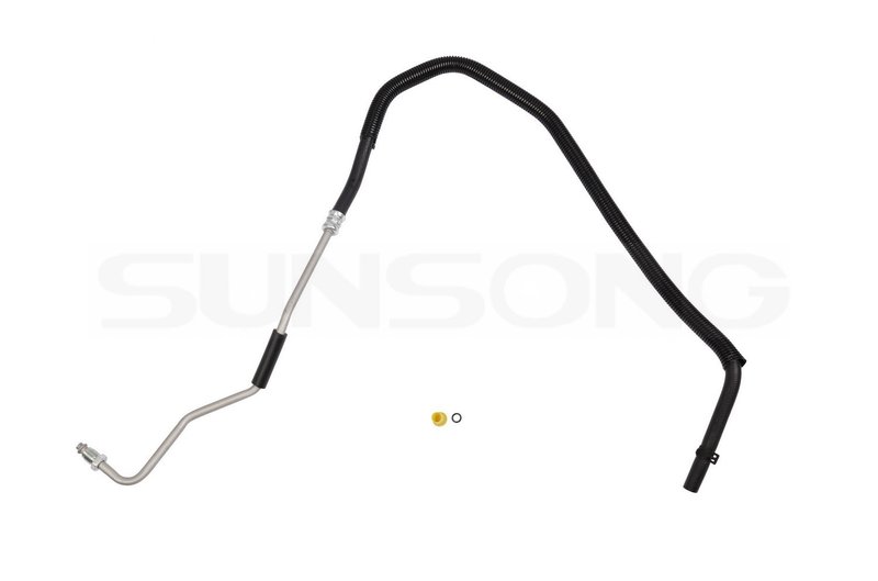 Sunsong 3404532 Power Steering Return Line Hose Assembly - Gear To Cooler