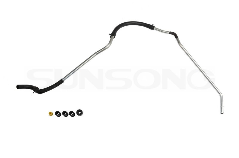 Sunsong 3404609 Power Steering Return Line Hose Assembly - Gear To Pipe
