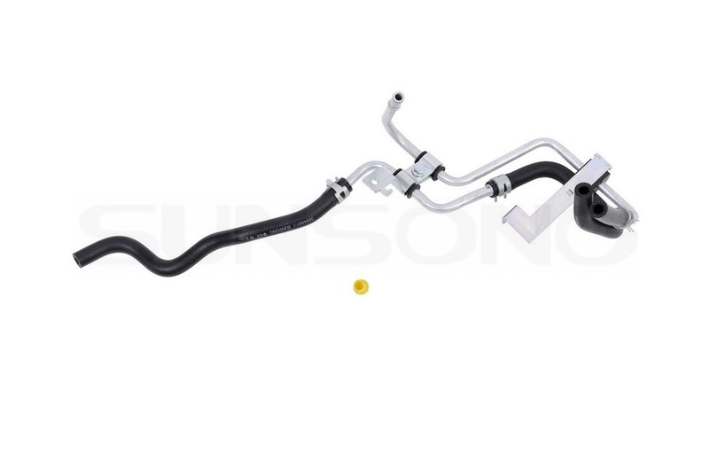 Sunsong 3404697 Power Steering Return Line Hose Assembly - Cooler To Reservoir