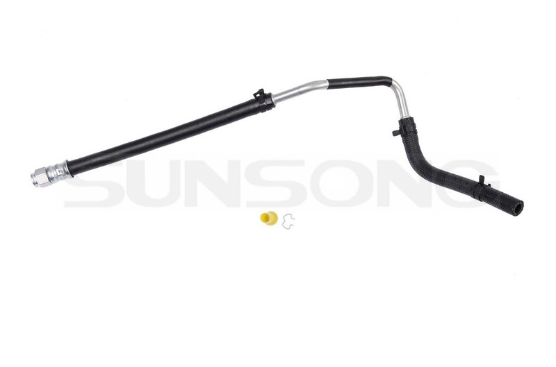 Sunsong 3404704 Power Steering Return Line Hose Assembly - Gear To Cooler