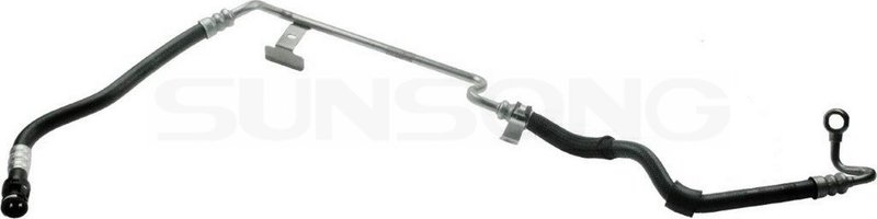 Sunsong 3404740 Power Steering Return Line Hose Assembly - Gear To Cooler