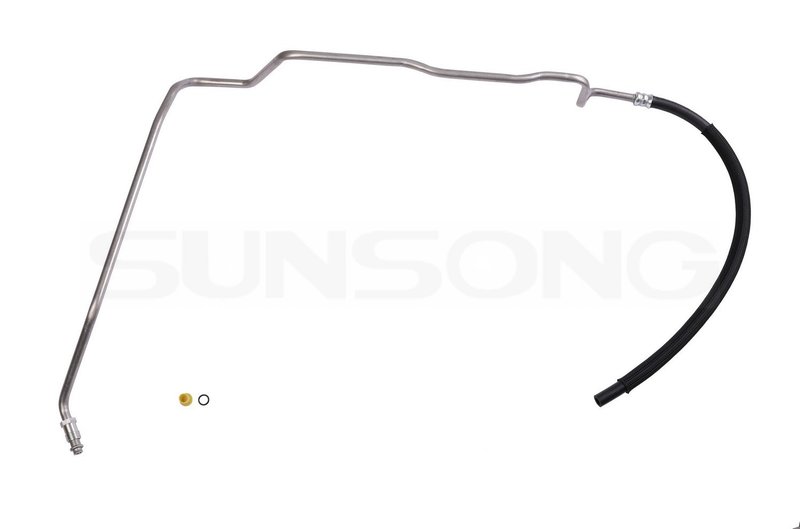 Sunsong 3404793 Power Steering Return Line Hose Assembly - Cooler To Reservoir