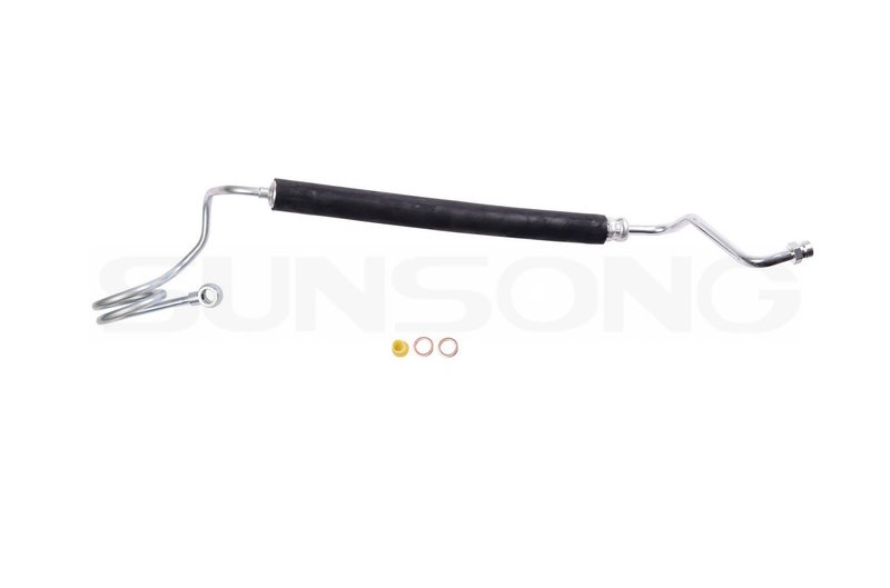 Sunsong 3404800 Power Steering Pressure Line Hose Assembly - To Gear