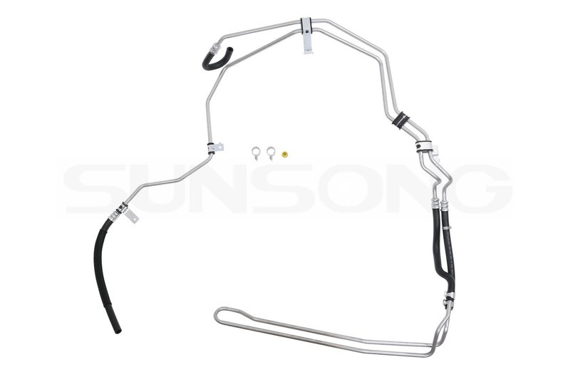 Sunsong 3404822 Power Steering Return Line Hose Assembly - To Reservoir