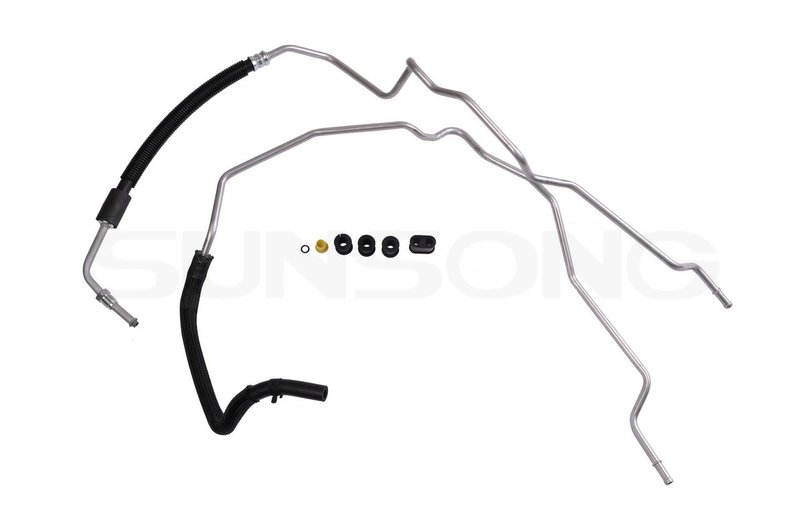 Sunsong 3404850 Power Steering Return Line Hose Assembly - Gear To Reservoir
