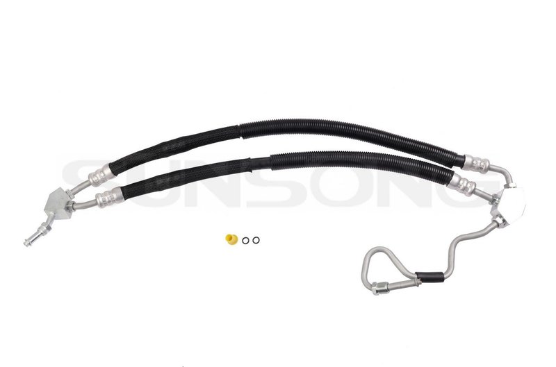 Sunsong 3404869 Power Steering Pressure Line Hose Assembly - Pump To Gear
