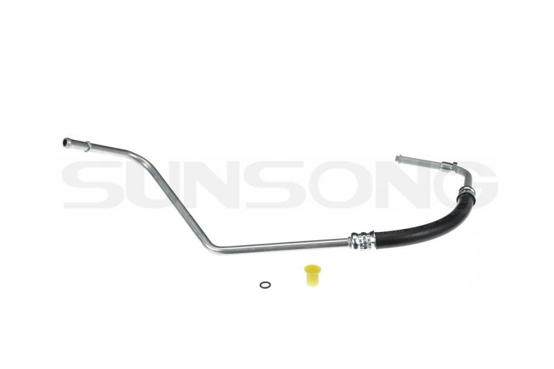 Sunsong 3404912 Power Steering Return Line Hose Assembly - Gear To Cooler