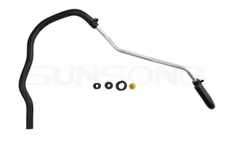 Sunsong 3404923 Power Steering Return Line Hose Assembly - Pipe To Reservoir