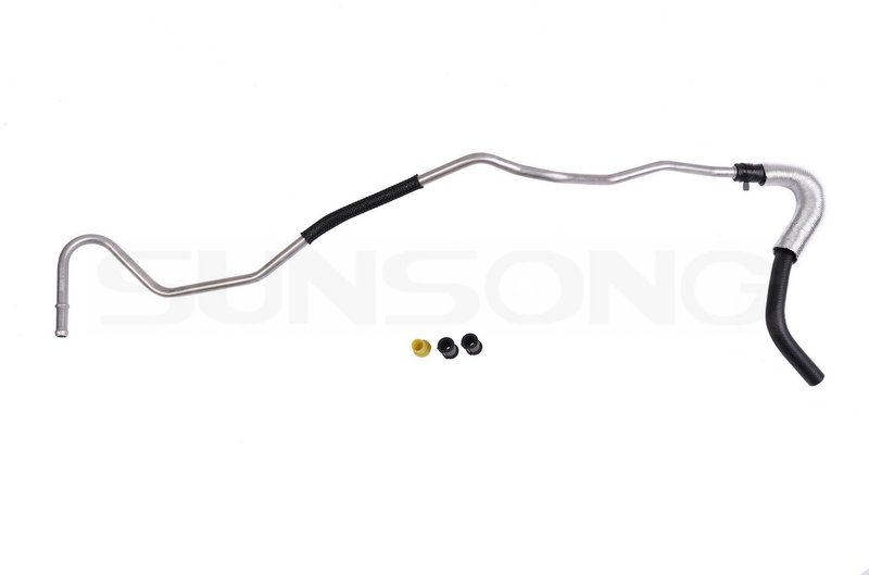 Sunsong 3404940 Power Steering Return Line Hose Assembly - Intermediate Pipe