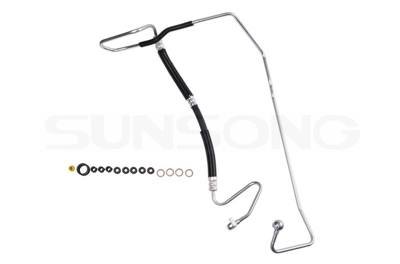 Sunsong 3404942 Power Steering Return Line Hose Assembly - Gear To Reservoir