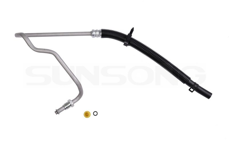 Sunsong 3404962 Power Steering Return Line Hose Assembly - From Gear