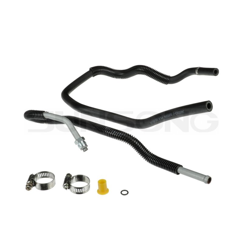Sunsong 3405063 Power Steering Return Line Hose Assembly - Pipe To Gear