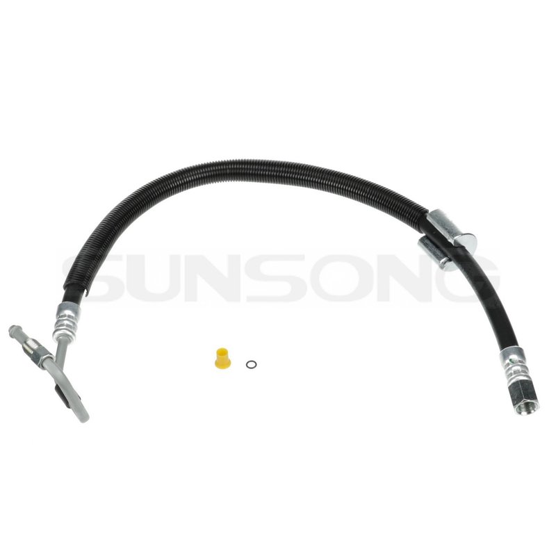 Sunsong 3405070 Power Steering Pressure Line Hose Assembly - Hydroboost To Gear